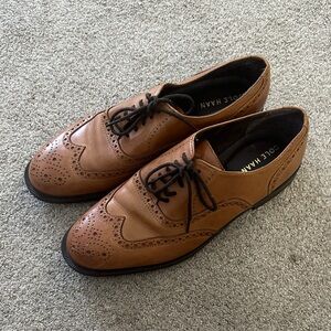 Cole Haan Men's Brown Leather wing tip  Oxfords size 9 1/2